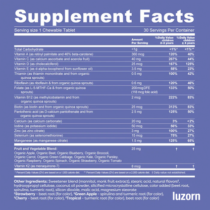 LUZORN® Kids Daily Multivitamin - Disney Princesses™