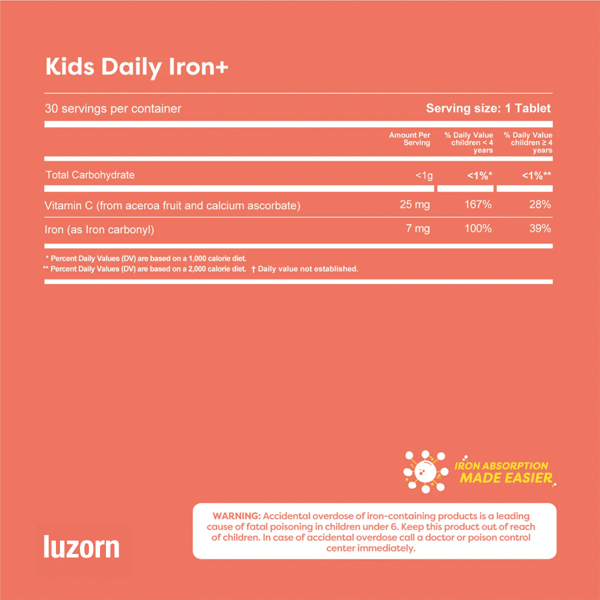 LUZORN® Kids Daily Iron+